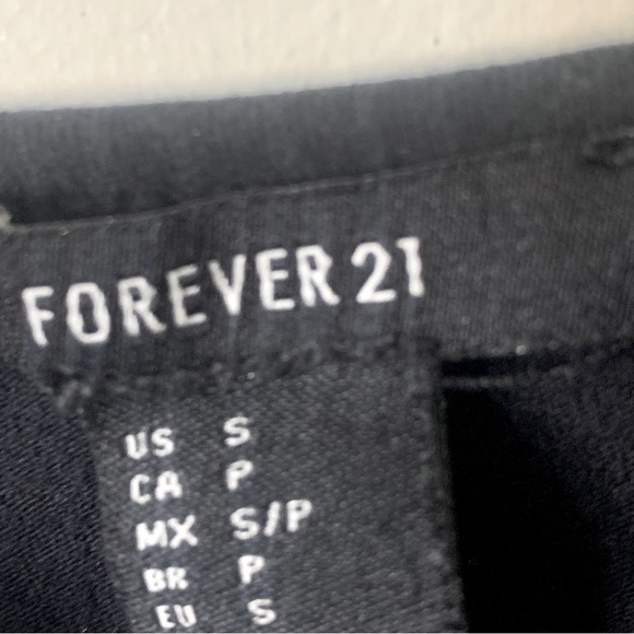 F21 Black Front Tie Bodysuit - Picture 7 of 7